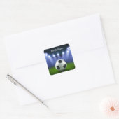 Aangepaste naam Soccer Stadium stickers (Envelop)