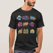 Aangepaste naam Social op Back Remote Streamer Gam T-shirt (Voorkant)