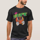 Aangepaste naam Social op Terug Hype Streamer Game T-shirt (Voorkant)