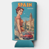 Aangepaste naam  Spanje Seltzer Blikjeskoeler (Achterkant)