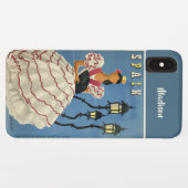 Aangepaste naam SPANJE Vintage Travel hoesjes (Achterkant (horizontaal))