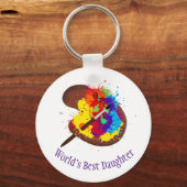 Aangepaste naam speciaal aangepast artistieke kuns sleutelhanger (Voorkant)