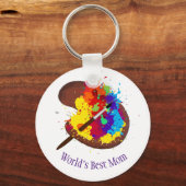 Aangepaste naam Speciaal artistieke schilder Art M Sleutelhanger (Voorkant)