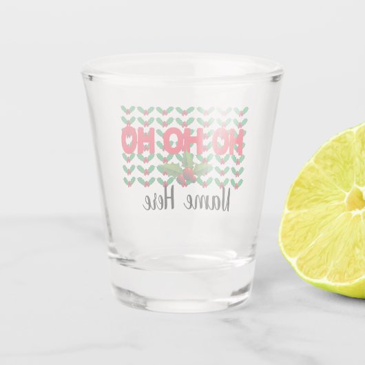 Aangepaste naam speciaal kerstgeblazen glas (Achterkant)