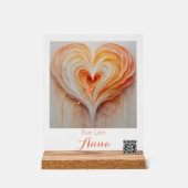 Aangepaste naam, speciale datum, QR-CODE Acryl Bord (Voorkant)