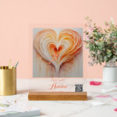 Aangepaste naam, speciale datum, QR-CODE Acryl Bord (Huwelijk)