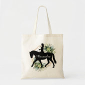 Aangepaste naam speciale paardenrennen tote bag (Voorkant)