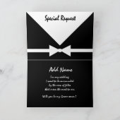 Aangepaste naam Speciale vraag Wees mijn bruidsjon (Binnen)