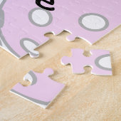 Aangepaste Naam Speel Als Een Meisje Pickeball Legpuzzel (Zijkant)