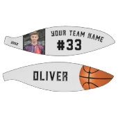 Aangepaste naam speler en nummer teamnaam foto basketbal (Panelen)