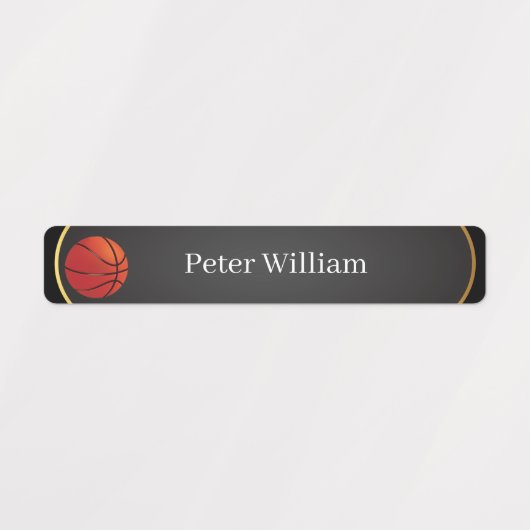 Aangepaste naam Sport Lover High School Labels (Design 1)