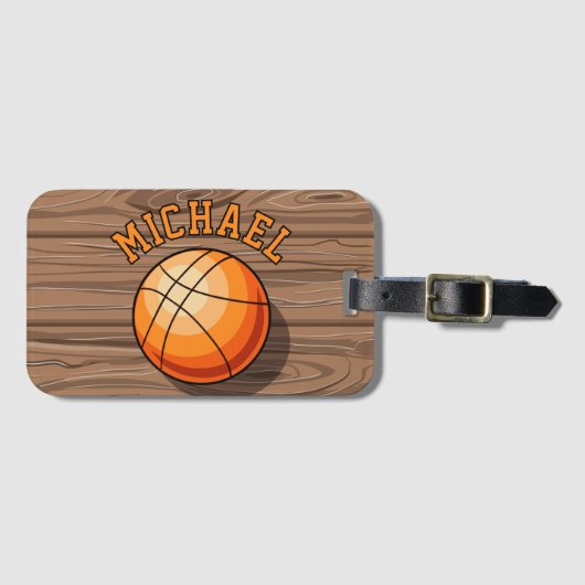 Aangepaste Naam Sport Reis Label Bagagelabel (Voorkant (horizontaal))