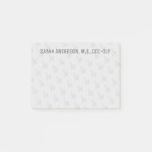 Aangepaste naam Spraaktaal Patholoog SLP Post-it® Notes (Voorkant)