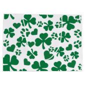 Aangepaste naam St. Patrick's Day Canvas tas Groot Cadeauzakje (Achterkant)