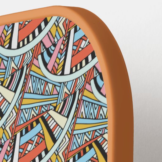 Aangepaste naam standaard patroon pickleball paddle (Links Detail)