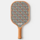 Aangepaste naam standaard patroon pickleball paddle (Achterkant)