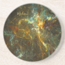 Aangepaste naam Star Field Zandsteen Onderzetter