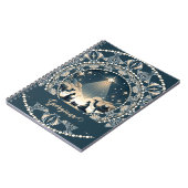 Aangepaste naam Star of Wonder Nativity Dot Mandal Notitieboek (Linkerzijde)