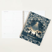 Aangepaste naam Star of Wonder Nativity Dot Mandal Planner (Display)