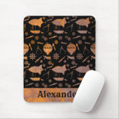 Aangepaste naam Steampunk Rusty Airships Muismat (Met muis)