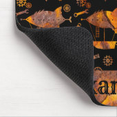 Aangepaste naam steampunk Super Colorful Rusty Air Muismat (Hoek)