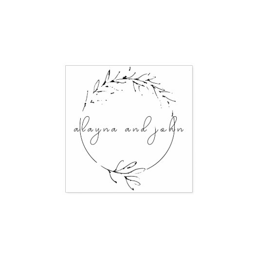 Aangepaste naam Stempel (Afrduk)