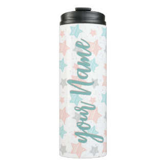 Aangepaste naam ster tumbler | Mooie ster reismok Thermosbeker