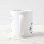 Aangepaste naam Stethoscoop Doctor Novelty Grote Koffiekop (Achterkant)