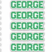 Aangepaste naam sticker (Voorkant)