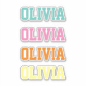 Aangepaste naam sticker (Voorkant)