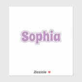 Aangepaste naam sticker (Vel)