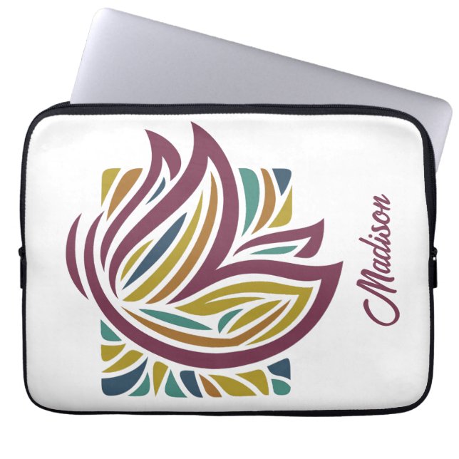 Aangepaste naam Stifterfly Laptop Sleeve (Voorkant)