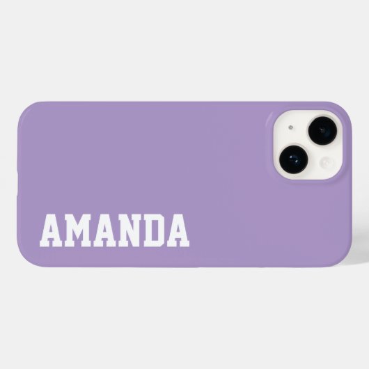 Aangepaste Naam Stijlvol Modern Elegant levender k Case-Mate iPhone Case (Achterkant (horizontaal))