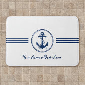 Aangepaste naam Stijlvolle Anker & Touw Badmat