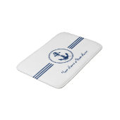Aangepaste naam Stijlvolle Anker & Touw Badmat (Gekanteld)