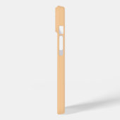 Aangepaste naam Stijlvolle moderne elegante crème Case-Mate iPhone Case (Achterkant / Links)