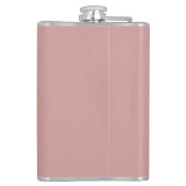 Aangepaste naam Stof Roze Roze Golfclubs Heupfles (Achterkant)