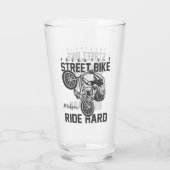 Aangepaste naam straatfiets glas (Achterkant)