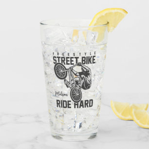 Aangepaste naam straatfiets glas