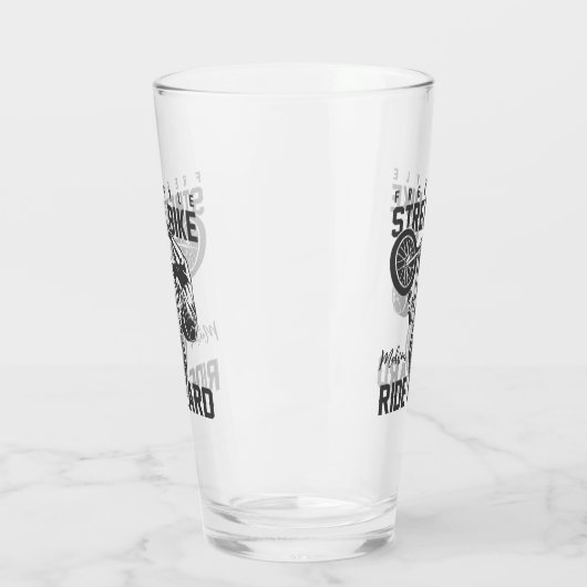 Aangepaste naam straatfiets glas (Links)