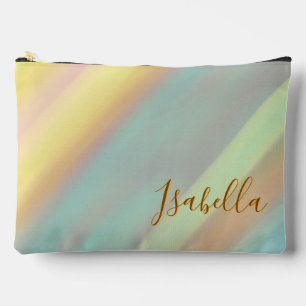 Aangepaste naam strand schelp patroon groot etui