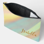 Aangepaste naam strand schelp patroon groot etui (Open)