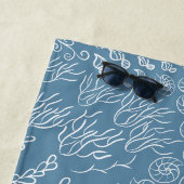 Aangepaste Naam Strandlaken –Zee Shell & Coral Pri (In situ)