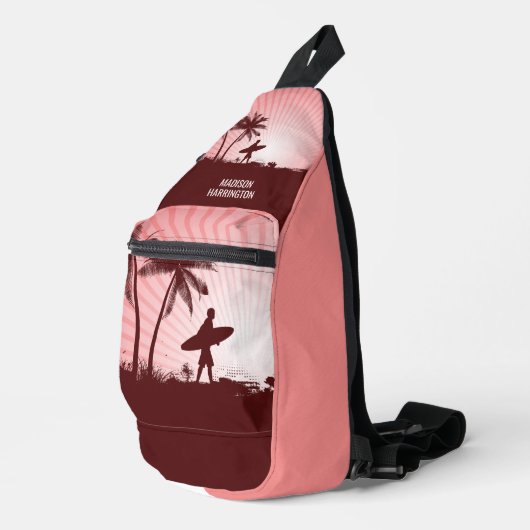 Aangepaste naam stranspiegel sling bag (Rechterhoek)