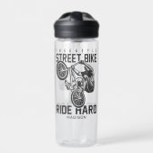 Aangepaste naam Street Bike Waterfles (Voorkant)