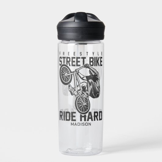 Aangepaste naam Street Bike Waterfles (Voorkant)