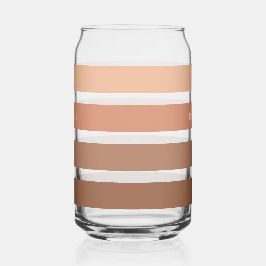 Aangepaste naam Strepen Patroon Blikvorm Glas (Rechts)