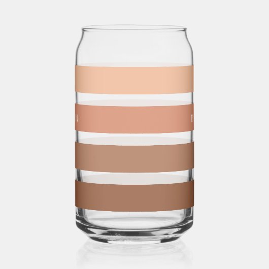 Aangepaste naam Strepen Patroon Blikvorm Glas (Links)