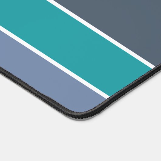 Aangepaste naam Strepen Patroon Bureaumat (Hoek)