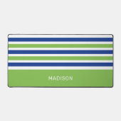 Aangepaste naam Strepen Patroon Bureaumat (Voorkant)